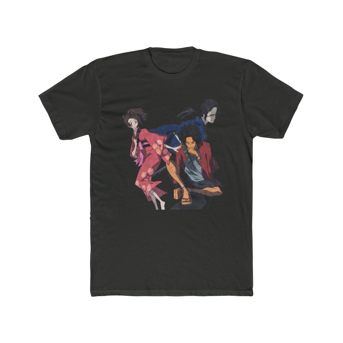 Samurai Champloo Back Visual Tee - Black - alternate angle 5, merchandise