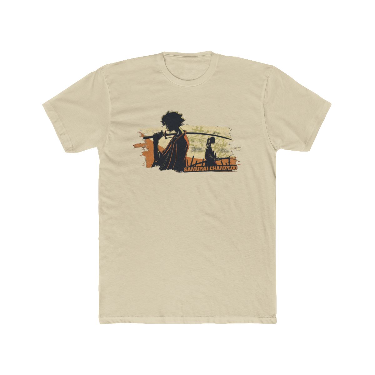 Vintage Y2K Samurai Champloo Anime T Shirt ODM Size Medium Black - alternate angle 5, merchandise