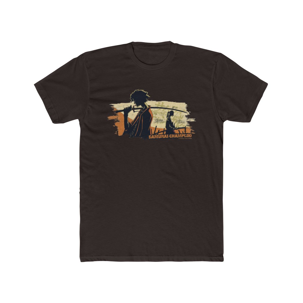 Vintage Y2K Samurai Champloo Anime T Shirt ODM Size Medium Black - alternate angle 3, merchandise