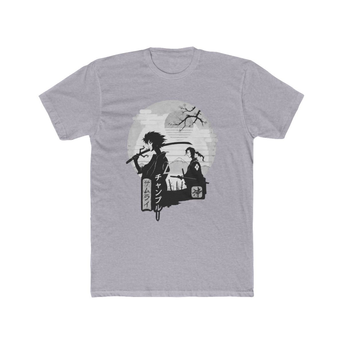 Samurai Champloo Silhouette T Shirt | Garment-Dyed Cotton Fan Art
