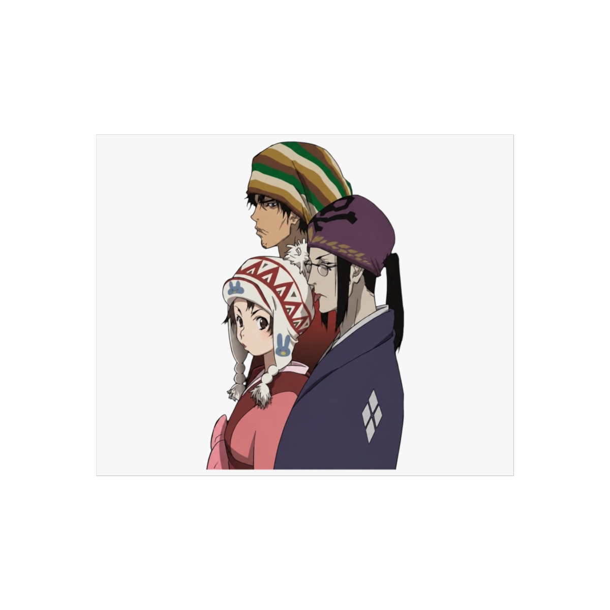 Portrait In Samurai Champloo Japanese Adventure Action Anime Wall Art - alternate angle 1, merchandise