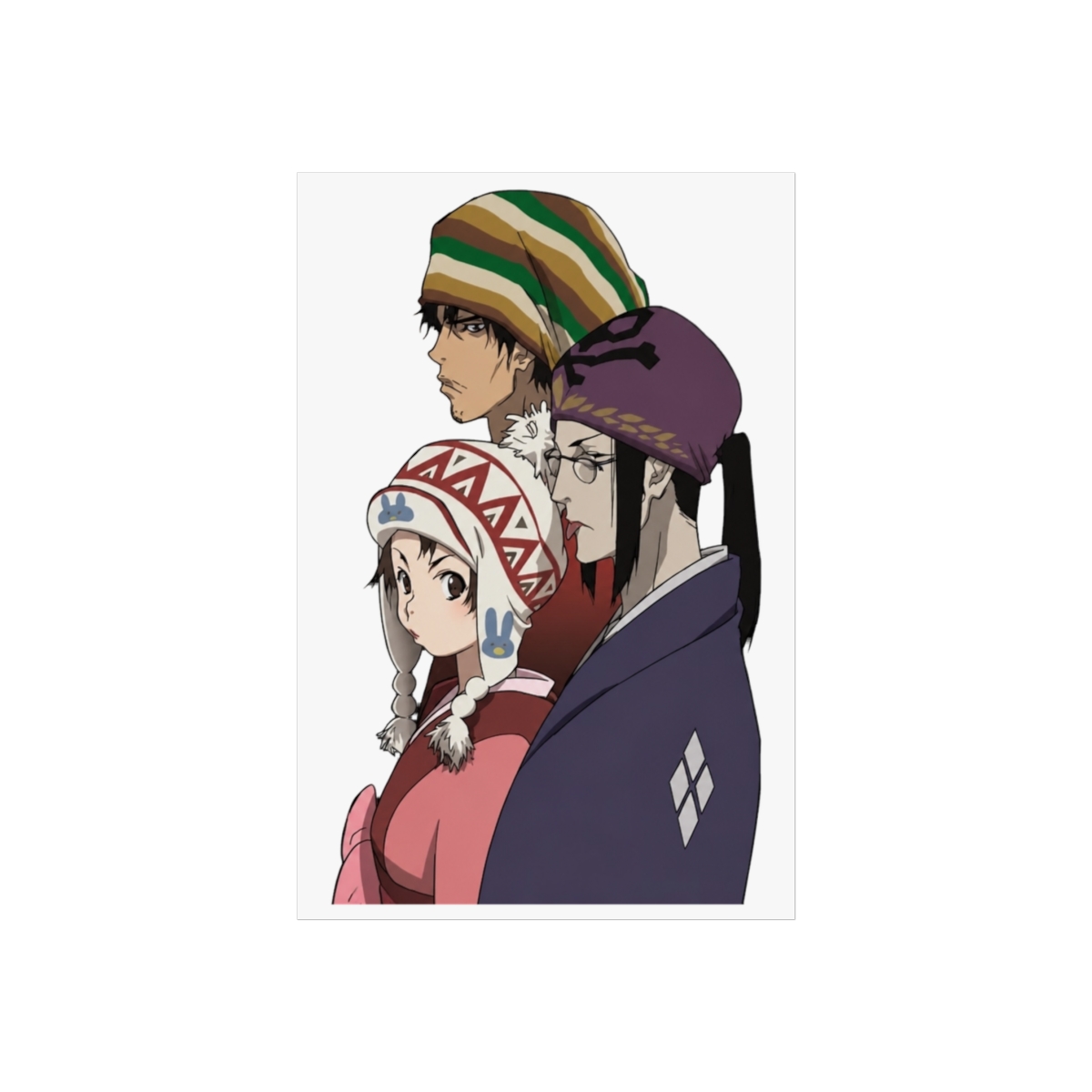 Portrait In Samurai Champloo Japanese Adventure Action Anime Wall Art
