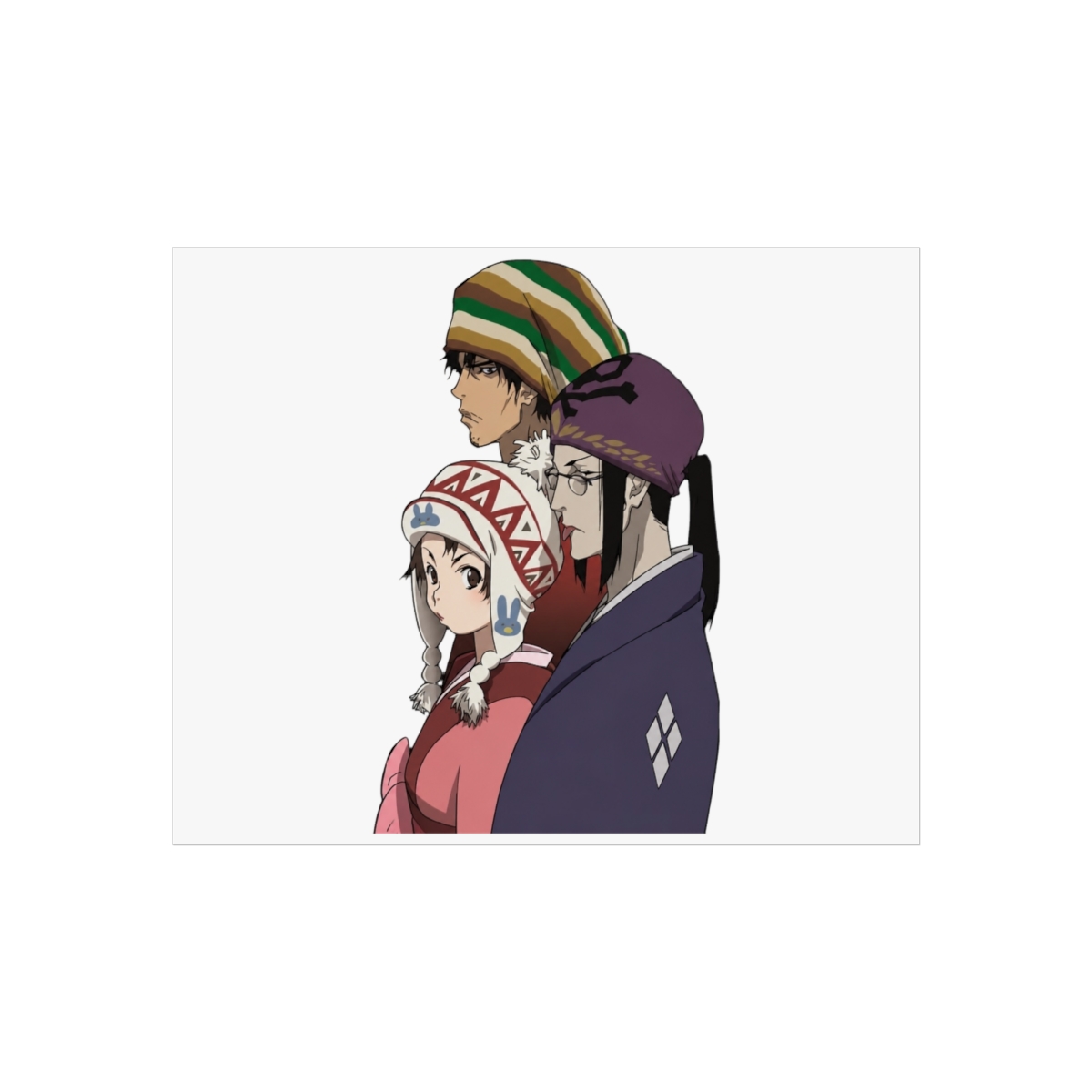 Portrait In Samurai Champloo Japanese Adventure Action Anime Wall Art - Official Posters & Wall Art merchandise